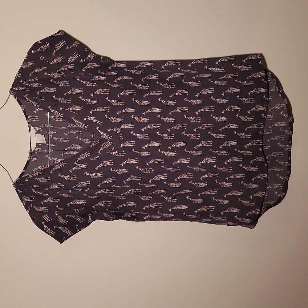 H&M Conscious Giraffe Print Top
